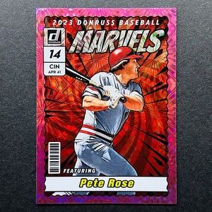 Pete Rose - 2023 Donruss Marvels Pink Fireworks #M5